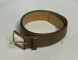 Genuine Leather belt light brown women’s size 34 casual‎ neutral basics Photo 0