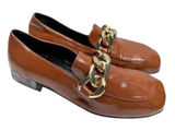 Blondo Loafers‎ Size 5 Brown Slip On Waterproof Block Heel Chain Detail NEW Photo 0
