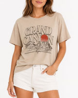 Time and Tru Grand Canyon Arizona Graphic T-Shirt Tan Beige Large L 12-14 Photo 0