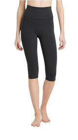NWT All In Motion Everyday Soft Ultra High-Rise Capri Leggings 92937568 Black XL Photo 0