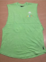 Spirit Jersey Tank Top Sleeveless Women's Size XSmall Neon Green Summer 83‎ NEW Photo 0