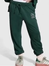 PINK Victoria's Secret Dark Green Sweatpants with Elastic Waist size XL Photo 0