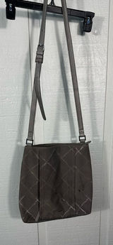 Vera Bradley Nylon Crossbody Shoulder Bag Purse With Silver diamond Patt… Photo 0