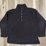 Aerie Brown Sherpa Pullover Sweatshirt Women’s Small Photo 0