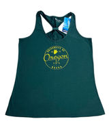 Champion University Of Oregon UO Ducks Green Logo Racerback Tank Top Size Large Photo 0