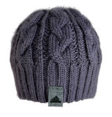 Adidas OSFM Beanie Hat Cable Knit Logo Patch Acrylic Purple‎ Gorpcore Outdoor Photo 0