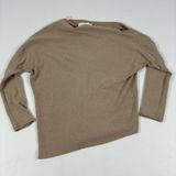 ASTR The Label Sweater Womens Large Beige Boat‎ Neck Knit Pullover Long Sleeve Photo 0