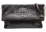 Tory Burch Bombe envelope fold pebbles leather crossbody purse bag Photo 0