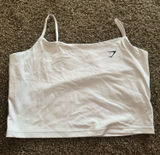 Gym shark white tank top Photo 0