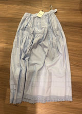 Doen look-alike Sebastian skirt Light Blue Eyelet Hem Women's Midi Skirt Photo 0