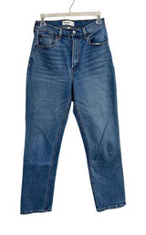 Abercrombie Curve Love Ultra High Rise Ankle Straight Jeans Size 26/2‎ Photo 0
