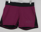 Victoria Sport Womens Purple Black Colorblock Athletic Gym Shorts‎ Size M Photo 0