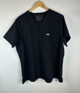Figs Black Catarina One-Pocket‎ Scrub Top Women’s Sz XXL Photo 0