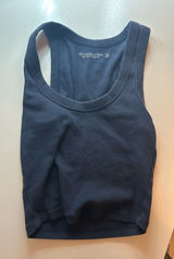 Abercrombie Cropped Tank Top Blue Photo 0