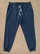 Figs Women's Zamora Teal Skinny Jogger Scrub Pants Size X-Large‎ Photo 0