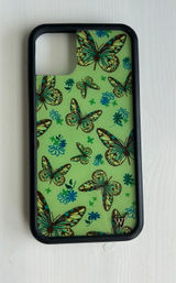 Green Butterfly Wildflower Case Photo 0