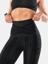 Fanka Body Sculpt Resistance Leggings Black High Rise Size Small Photo 0