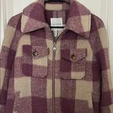 Avec Les Filles Pink and Cream Jacket Cozy Style Photo 0