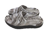 Hoka One One Ora Recovery Slide Swirl Gray White Slip On Sandals Women's 7 Photo 0