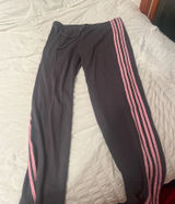 Ediktedpink striped track pants  Photo 0