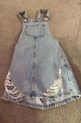 Overall Jean dress Blue Size XS Photo 0