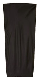 NWOT J. Crew Black New Gwyneth Slip Skirt in Viscose Charmeuse, size L Photo 0