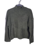 Abercrombie & Fitch Womens Green Mock Neck Sweater Medium Photo 0