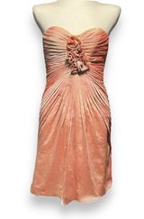 Bari Jay Style 400 Strapless Sweetheart Mini Dress Melon 2 Photo 0