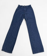 Levis High Slim Straight Jeans Dark Wash Denim Blue High Rise 25 Photo 0