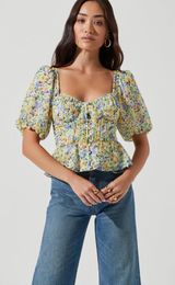 ASTR floral blouse  Photo 0