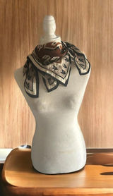 Vintage Western Scarf Brown Photo 0