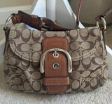 Y2K Mini Soho Signature Jacquard Monogram and leather detail Photo 0
