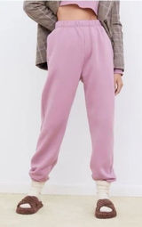 For Love & Lemons Josie Fold Over WaistBand Sweatpants‎ Lilac XS $130 Photo 0
