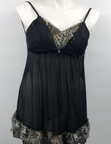 Black animal print lingerie Photo 0