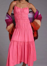 Anthropologie Elegant Pink Sleeveless Dress size 10 NWT Photo 0