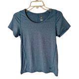 Women's REI Athletic Hiking Short Sleeve Shirt Polyester Spandex Sz Med Photo 0