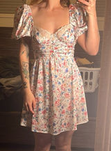 For Love and Lemons Juliet Floral Mini Dress Photo 0