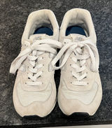 New Balance White Lace-Up Sneakers Photo 0