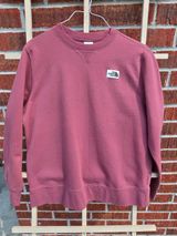 The North Face Heritage Womens Crewneck Sweatshirt Pink Logo Patch Size XL Photo 0