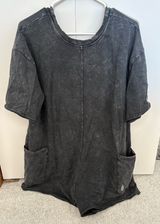 Free People Romper Black Photo 0