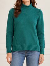 J. Crew Always The 1988 Rollneck Sweater L Emerald Green Cotton Heritage Preppy Photo 0