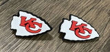 Kansas City Chiefs Football Team Charm For Crocs Shoe Charms Bracelet - 2 Pieces Photo 0