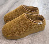 Bearpaw Women's Snuggle Martis Slippers Sz 10 WIDE Brown Faux Shearling Slip-On Photo 0