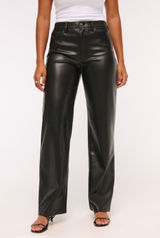Abercrombie Leather Vegan Pants Curve Love Photo 0