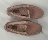 Ugg Ansley Suede Sherpa‎ Lined Slipper in Pink Size 8 Photo 0