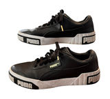 Puma Cali Bold Black Leather Platform Sneakers 370811-03 Womens 10 Photo 0