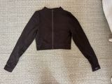 SET Active Sculptflex cropped jacket in Espresso Brown Photo 0