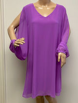 Gianni Bini Long Opened Sleeved Swing Style Short Dress Photo 0