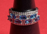 Bomb Party RG54578 “Wrapped With Love” Lab Created Spinel Rhodium Sz 9 Ring NWT Photo 0