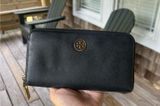 Tory Burch Leather Wallet Black Photo 0